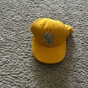 New Era Yellow and Blue Hat Classic Style